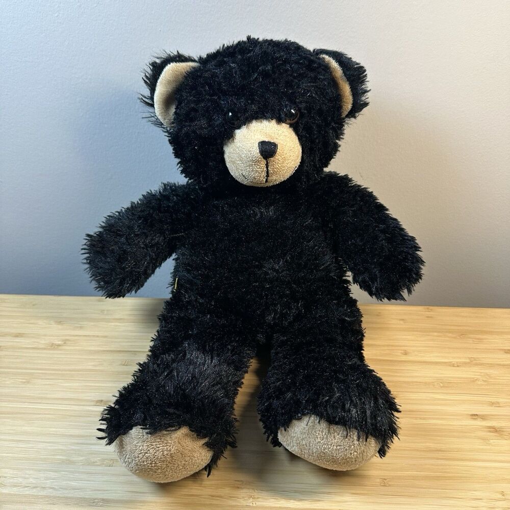 Build-A-Bear Black Midnight Moon Retired Stuffed Animal Collectible 16” Plush